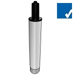 Gas Lift 100mm Stroke - 17mm Ext (Chrome)